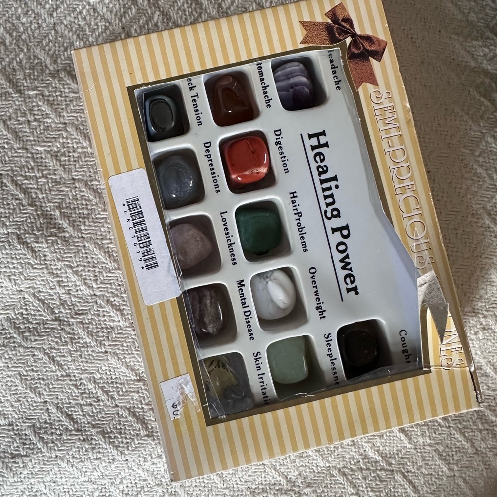 Healing Power Semiprecious Stone Set